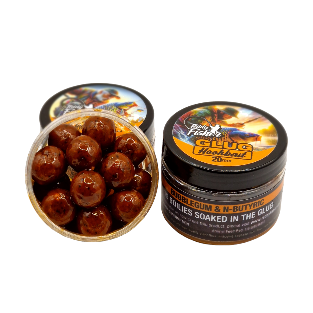 Bubblegum & N-Butyric Glug Hookbaits 15x20mm