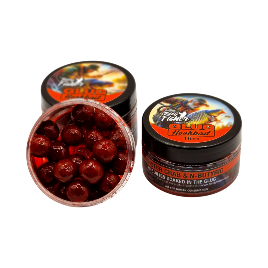 Monster Crab & N-Butyric Glug Hookbaits 20x16mm