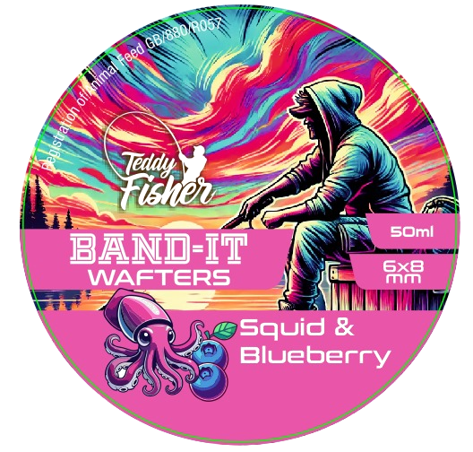 Squid & Blueberry Band-It Wafters 6x8mm